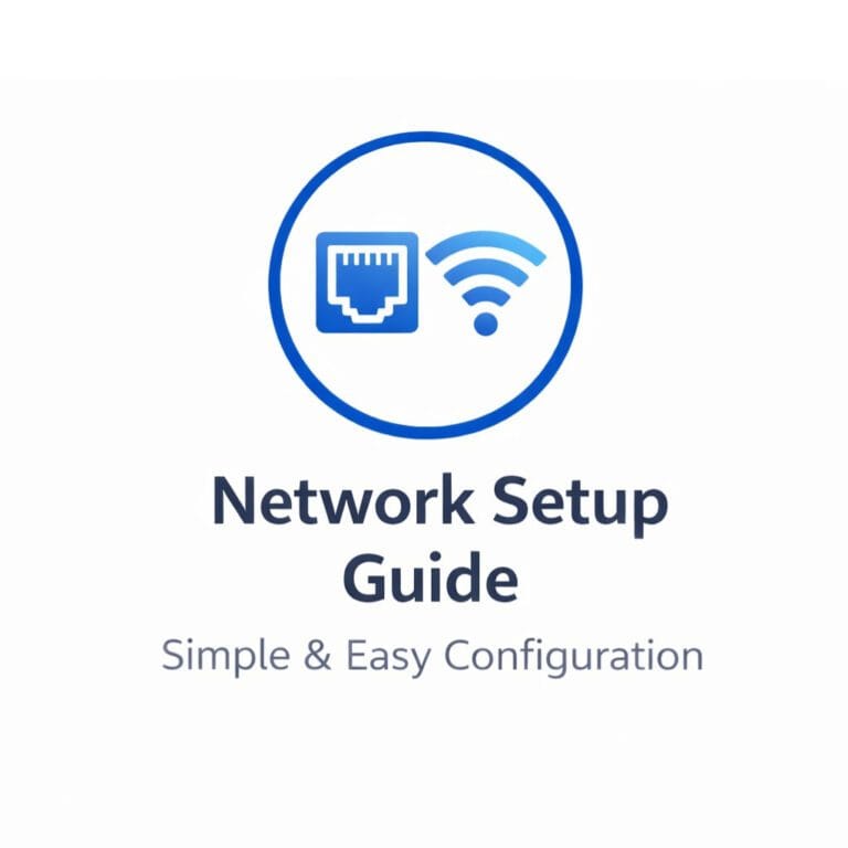 Network setup and testing step guide